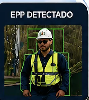 AxOlo detectando automáticamente el equipo de protección personal mediante visión artificial
