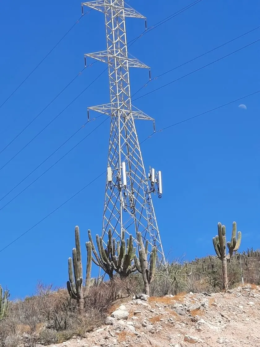 Infraestructura en zona de difícil acceso